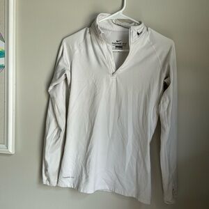 Nike Pro White Therma Fit Long Sleeve